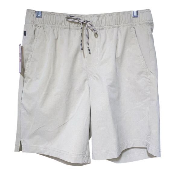 Men's - Chaps - Khaki Everyday Performance Shorts DRIWEAR moisture wicking Sz S - Picture 1 of 5